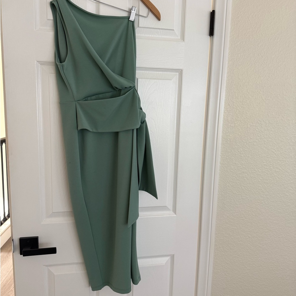 ASOS Sage Green Midi Dress